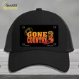 Gone Country Novelty License Plate Hat Mesh / Black