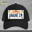 Anaheim California Novelty License Plate Hat Mesh / Black