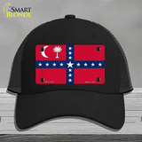 South Carolina Sovereignty Flag Novelty License Plate Hat Mesh / Black