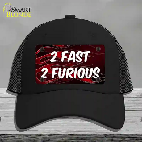 2 Fast 2 Furious Novelty License Plate Hat Mesh / Black