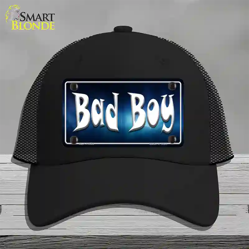 Bad Boy Novelty License Plate Hat Mesh / Black