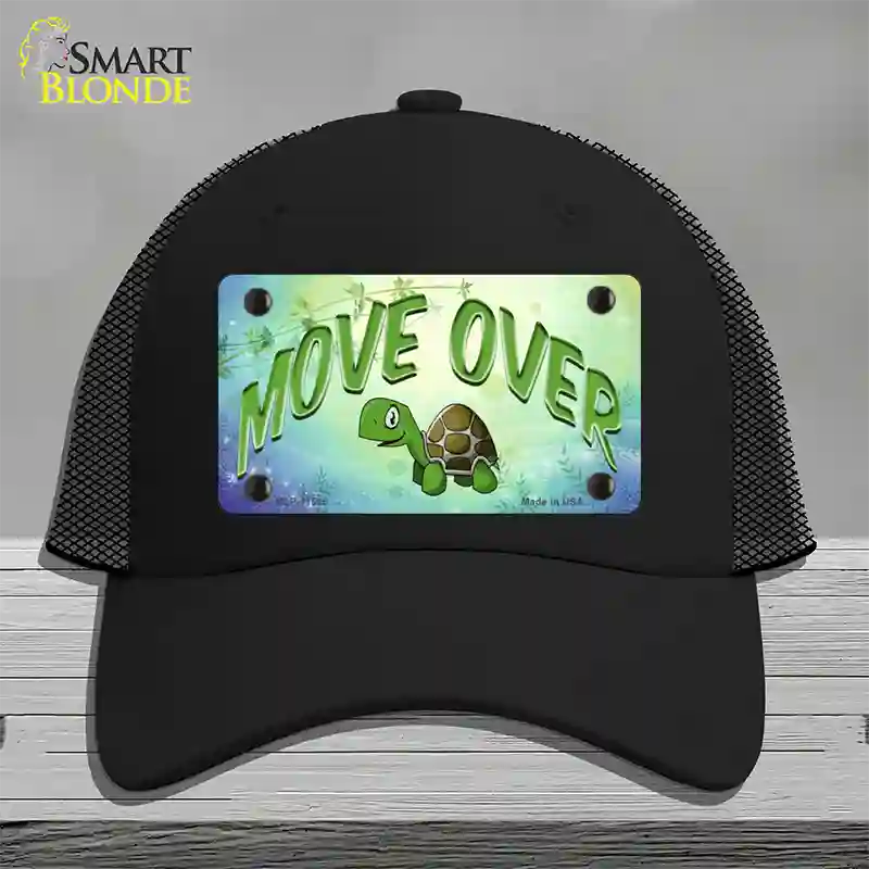 Move Over Novelty License Plate Hat Mesh / Black