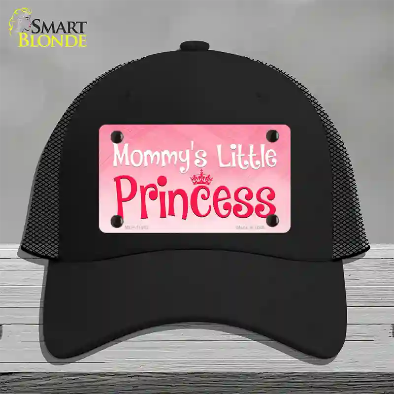 Mommys Little Princess Novelty License Plate Hat Mesh / Black