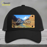 Arizona Canyon State Novelty License Plate Hat Mesh / Black