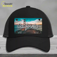 California Golden Gate Bridge State Novelty License Plate Hat Mesh / Black