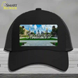 Indiana Sunny Park State Novelty License Plate Hat Mesh / Black