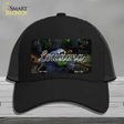 Louisiana Alligator Swamp State Novelty License Plate Hat Mesh / Black