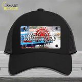 Mississippi Boat State Novelty License Plate Hat Mesh / Black