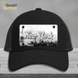 New York Statue of Liberty State Novelty License Plate Hat Mesh / Black