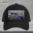 South Carolina City Bridge State Novelty License Plate Hat Mesh / Black