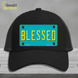 Blessed Novelty License Plate Hat Mesh / Black