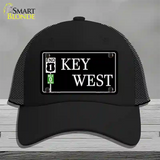 Key West Highway Sign Novelty License Plate Hat Mesh / Black