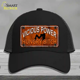 Vicious Power Novelty License Plate Hat Mesh / Black