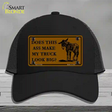 Does This Ass Novelty License Plate Hat Mesh / Black