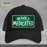 Heavily Medicated Novelty License Plate Hat Mesh / Black