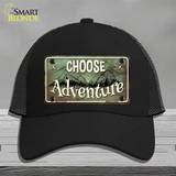 Choose Adventure Novelty License Plate Hat Mesh / Black