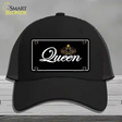 Queen Novelty License Plate Hat Mesh / Black