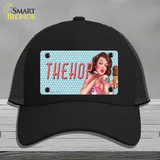 The Hop Vintage Pinup Novelty License Plate Hat Mesh / Black