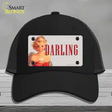 Darling Vintage Pinup Novelty License Plate Hat Mesh / Black