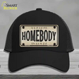 Homebody Novelty License Plate Hat Mesh / Black