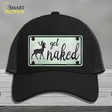 Get Naked Novelty License Plate Hat Mesh / Black