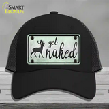 Get Naked Novelty License Plate Hat Mesh / Black