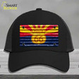 Route 66 Arizona Flag Novelty License Plate Hat Mesh / Black