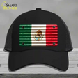 Mexico Flag Novelty License Plate Hat Mesh / Black