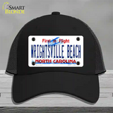 Wrightsville Beach North Carolina Novelty License Plate Hat Mesh / Black