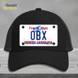 OBX North Carolina Novelty License Plate Hat Mesh / Black