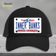 Inner Banks North Carolina Novelty License Plate Hat Mesh / Black