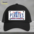 Pirates North Carolina Novelty License Plate Hat Mesh / Black