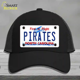 Pirates North Carolina Novelty License Plate Hat Mesh / Black