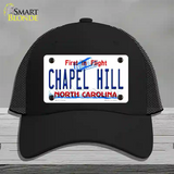 Chapel Hill North Carolina Novelty License Plate Hat Mesh / Black