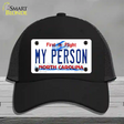 My Person North Carolina Novelty License Plate Hat Mesh / Black