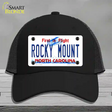 Rocky Mount North Carolina Novelty License Plate Hat Mesh / Black