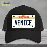 Venice California Novelty License Plate Hat Mesh / Black