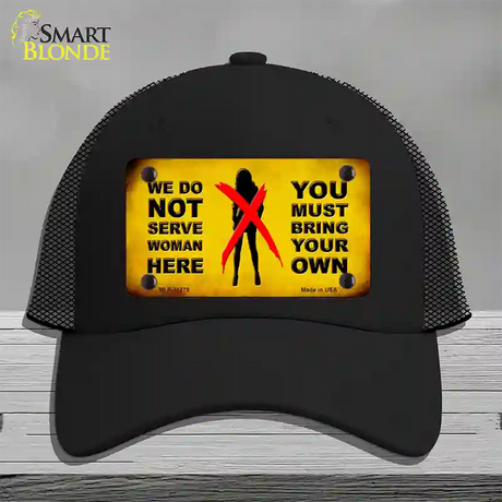 Bring Your Own Novelty License Plate Hat Mesh / Black