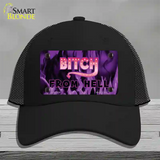 Bitch from Hell Novelty License Plate Hat Mesh / Black