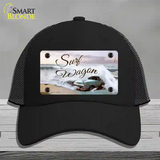 Surf Wagon Novelty License Plate Hat Mesh / Black