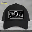 POW-MIA Novelty License Plate Hat Mesh / Black