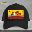 Sun Surf Life Novelty License Plate Hat Mesh / Black