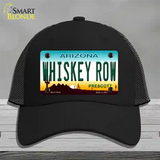 Whiskey Row Arizona Novelty License Plate Hat Mesh / Black