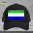 Galapagos Island Flag Novelty License Plate Hat Mesh / Black