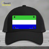 Galapagos Island Flag Novelty License Plate Hat Mesh / Black