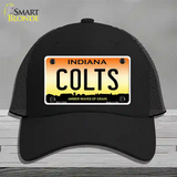 Indiana Colts Novelty License Plate Hat Mesh / Black