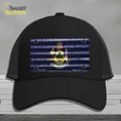 Maine Corrugated Flag Novelty License Plate Hat Mesh / Black