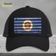 Minnesota Corrugated Flag Novelty License Plate Hat Mesh / Black