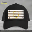 Rhode Island Corrugated Flag Novelty License Plate Hat Mesh / Black