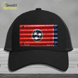 Tennessee Corrugated Flag Novelty License Plate Hat Mesh / Black